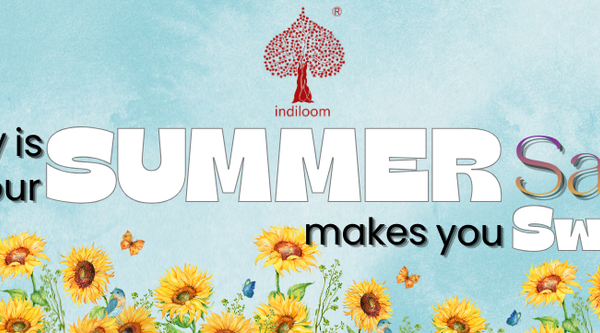 indiloom has the solution on why summer sarees makes sweat