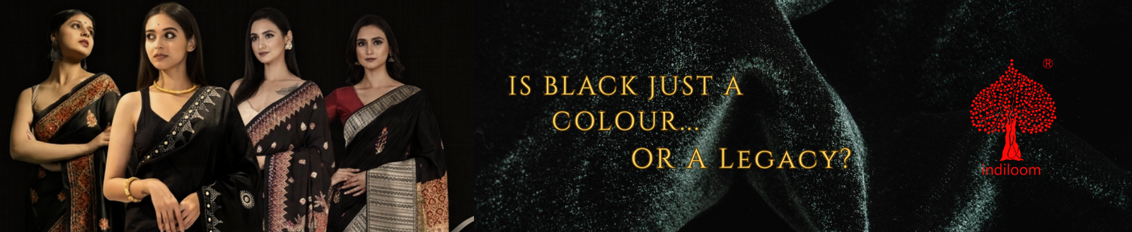 How Black Sarees Became A Symbol of Elegance: Indiloom's Finesse