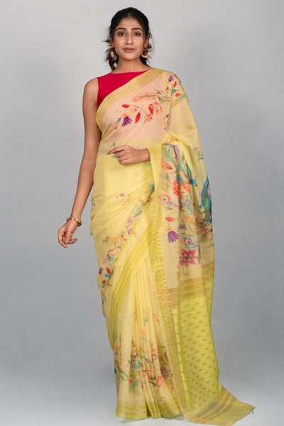 The Lemon Zest Saree