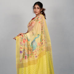 The Lemon Zest Saree