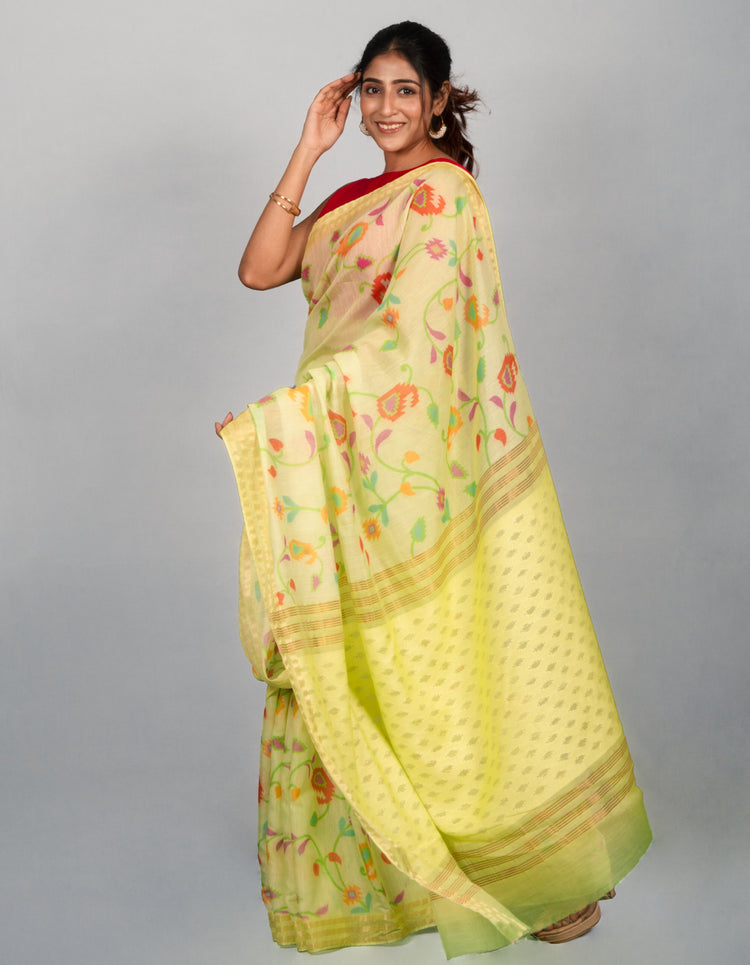 The Summer Meadow Saree
