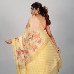 The Golden Sundrop Saree