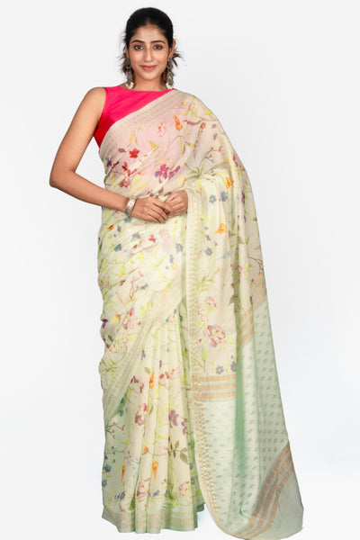 The Spring Blossom Saree