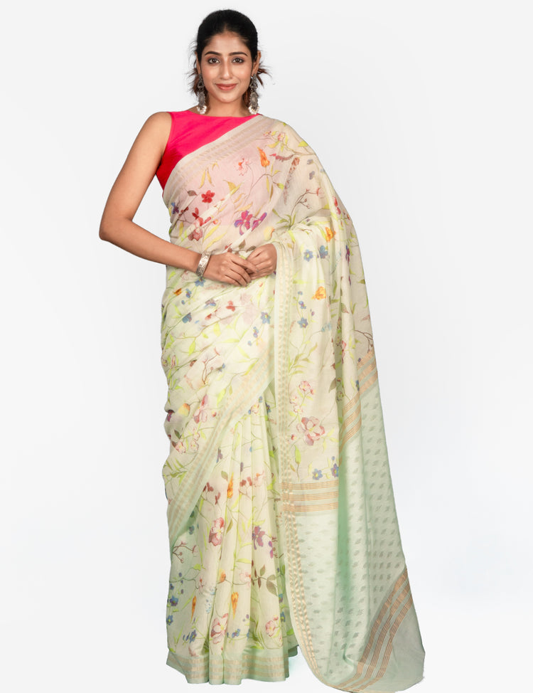 The Spring Blossom Saree