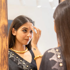 Handcrafted Black Tussar Saree