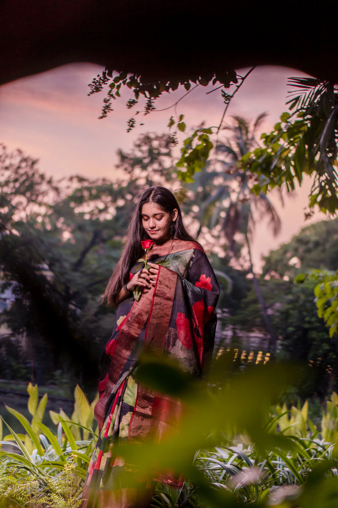 Rose Red Floral Bliss