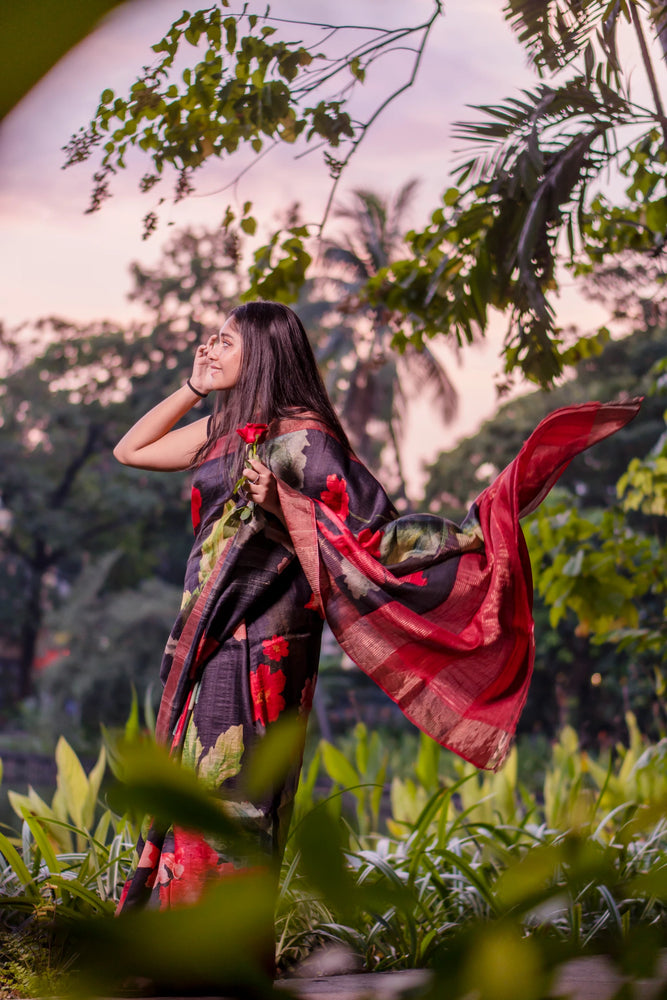 Rose Red Floral Bliss