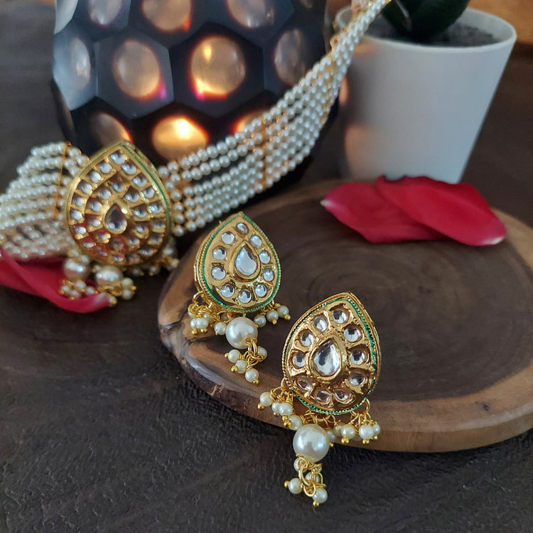 Beaded Kundan Set