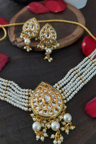 Beaded Kundan Set