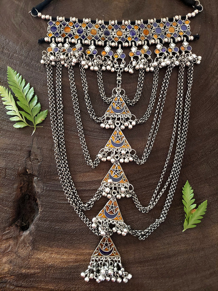 Multi Layered Neck-piece