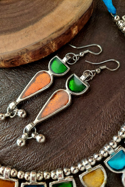 Multi colored Tribal Neckpiece