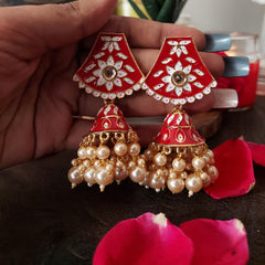 Traditional jhumka pair