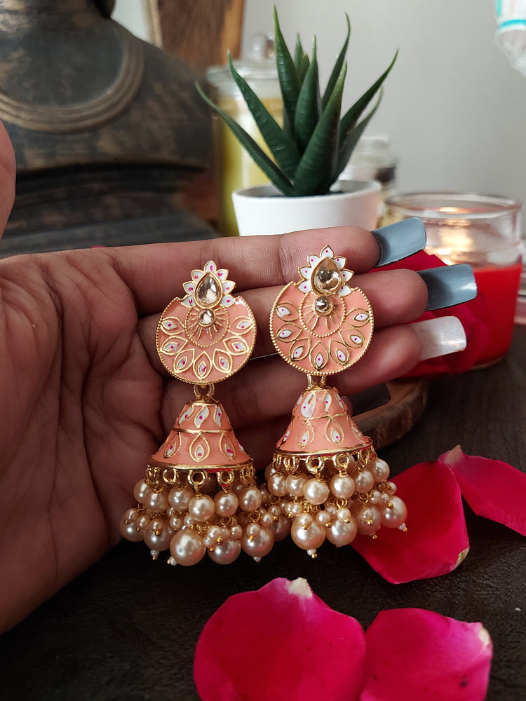 Traditional jhumka pair