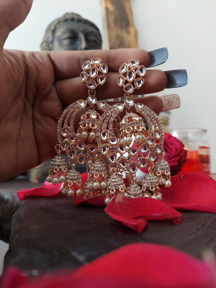 White Beaded Kundan Jewel