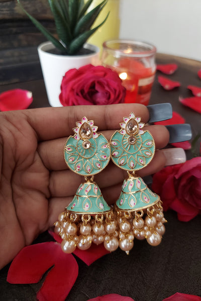 Traditional jhumka pair