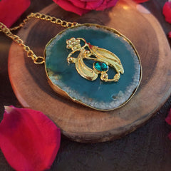 Antique Gold chained Neck-piece