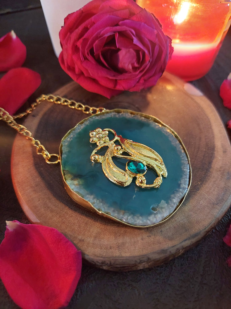 Antique Gold chained Neck-piece