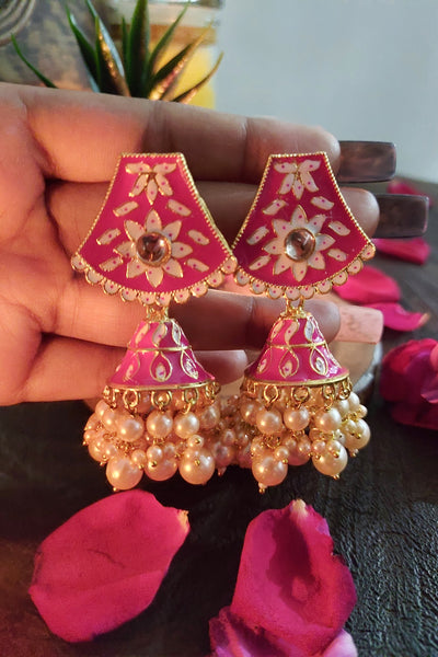 Traditional jhumka pair