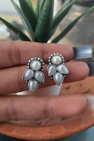 White petal studs