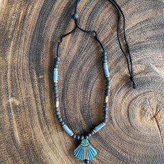 Terracotta pendant Necklace