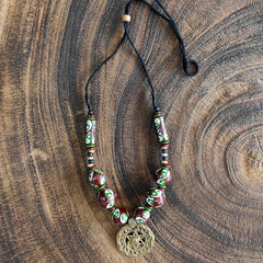 Terracotta & Dokra pendant Necklace (Copy) (Copy)