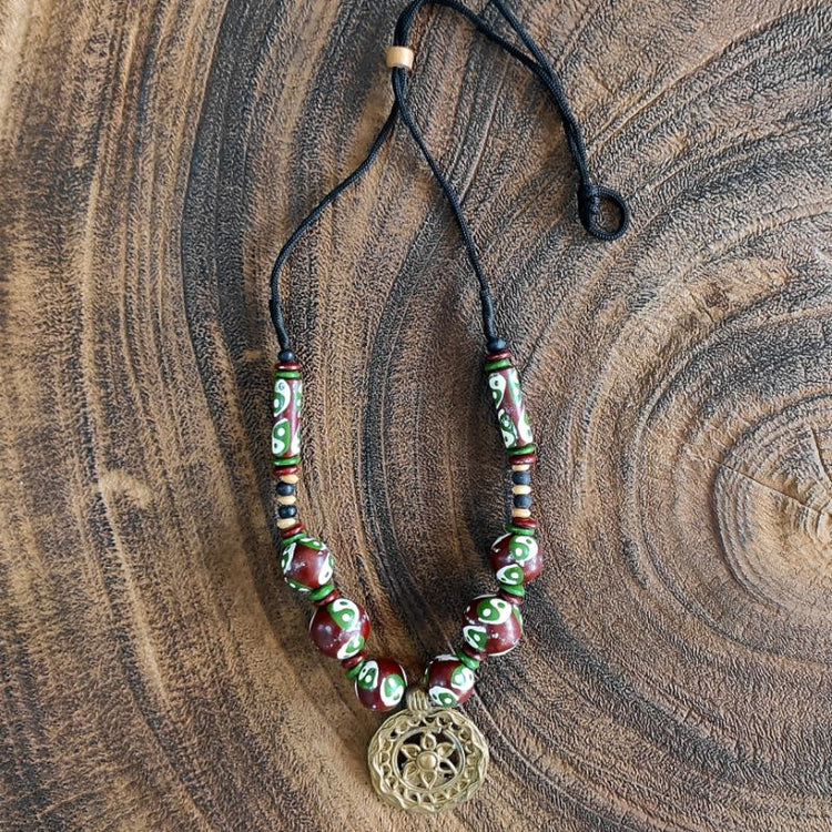 Terracotta & Dokra pendant Necklace (Copy) (Copy)