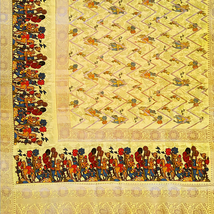 Khaddi Zari Woven Silk