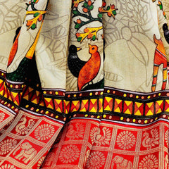 Khaddi Zari Woven Silk Saree